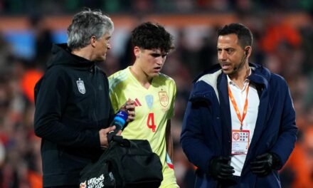 Cubarsí, 48 horas de reposo por una elongación en el ligamento del tobillo