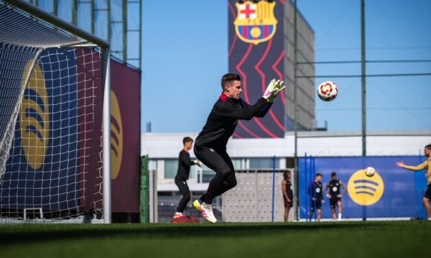Ter Stegen avanza en su recuperación y ya se entrena con el grupo