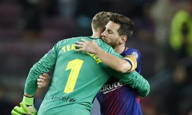 Ter Stegen: “Hubo momentos en los que Messi y yo no nos llevamos bien”