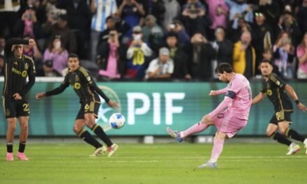 El Inter Miami tendrá que remontar tras caer en el BMO de un Los Ángeles invadido por camisetas de Messi