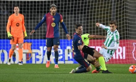 El Barça se queda a medias contra el Betis