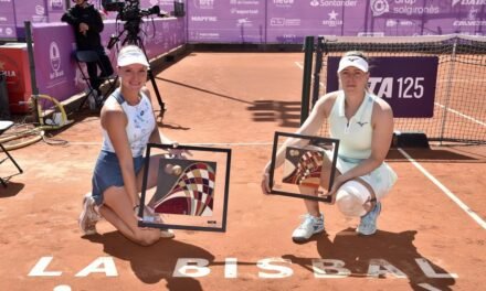 La tenista letona Darja Semenistaja, campeona del Open Sol Gironès de La Bisbal d’Empordà