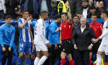El Real Madrid gana en Vitoria y Mbappé es expulsado por una entrada alevosa