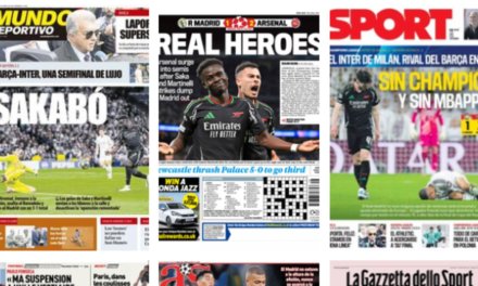 ‘Sakabó’, ‘Real Heroes’… las portadas del día después de la eliminación del Real Madrid