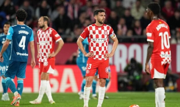 El Girona se asoma al abismo del descenso