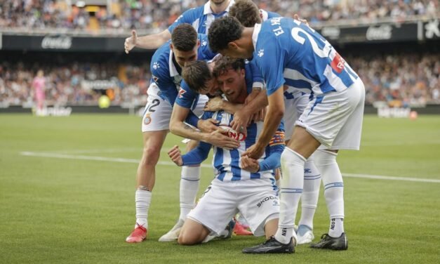 El Espanyol vuelve a sumar en Mestalla y se acerca a la meta