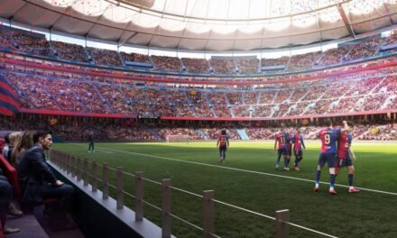 El nuevo Spotify Camp Nou ya luce césped