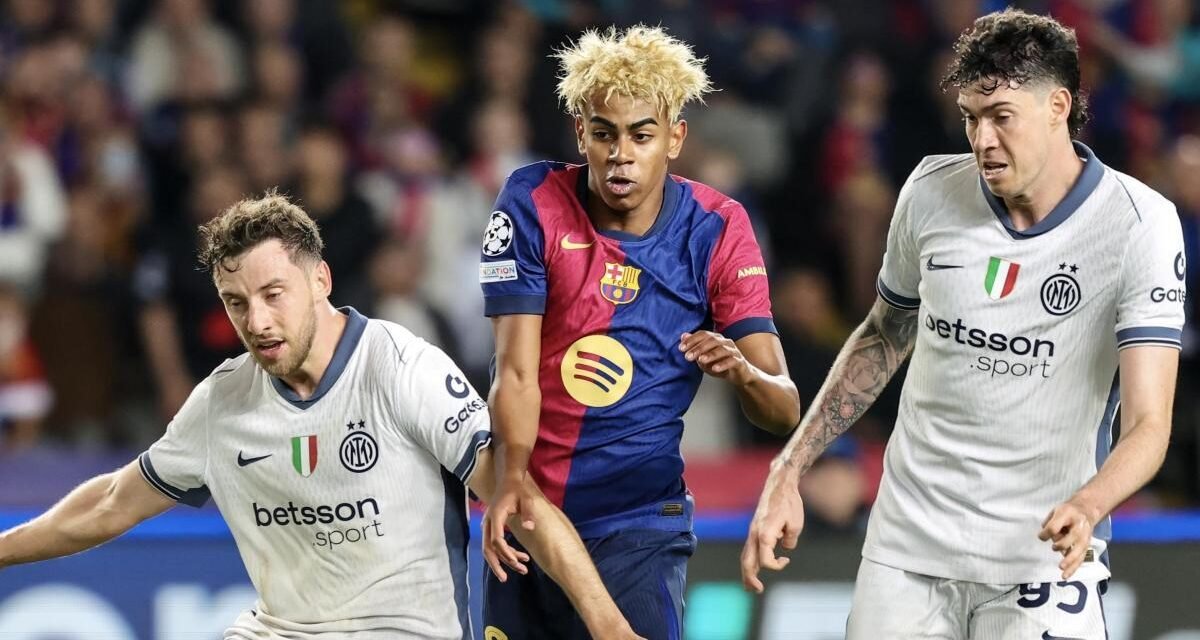 El Barça resiste al Inter gracias un estratosférico Lamine Yamal