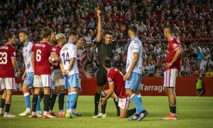 El árbitro Eder Mallo niega haber perjudicado al Nàstic y asegura que sintió miedo en Tarragona