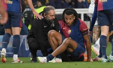 El Barça confirma la lesión de Koundé, que se perderá la ‘final’ de Milán
