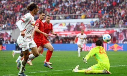 El Leipzig frustra el alirón del Bayern en el 94 y alarga la maldición de Harry Kane