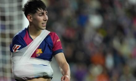 Dani Rodríguez, lesionado en el día de su debut