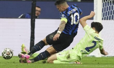 Wenger, “totalmente en contra” del penalti de Cubarsí a Lautaro Martínez