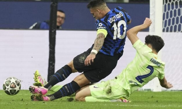 Wenger, “totalmente en contra” del penalti de Cubarsí a Lautaro Martínez