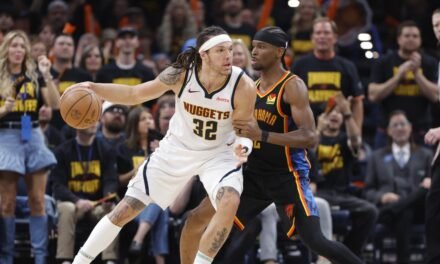 Los Thunder arrasan a los Nuggets y los Knicks vuelven a remontar a los Celtics