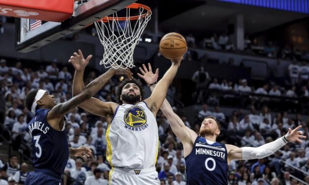 Los Timberwolves igualan su serie tras derrotar a unos Warriors sin Curry