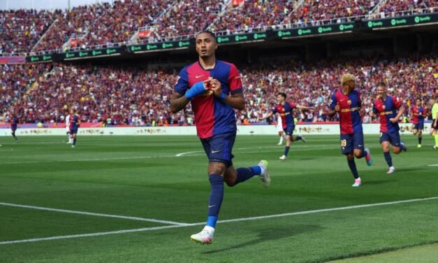 Raphinha ya es del Barça hasta el 2028