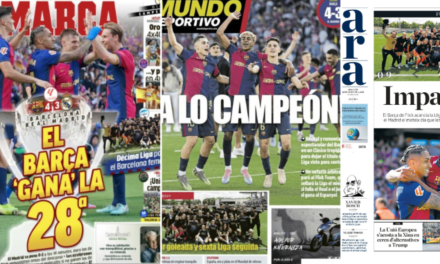 La prensa ya ve campeón al Barça y menciona el polémico arbitraje ante el Real Madrid