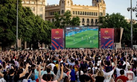 La pantalla para ver la final de la Champions femenina se instalará en el parque de las Glòries