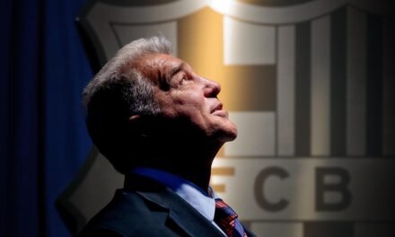 Joan Laporta: “Al equipo le doy un excelente por ganar y por hacerlo ante el eterno rival”