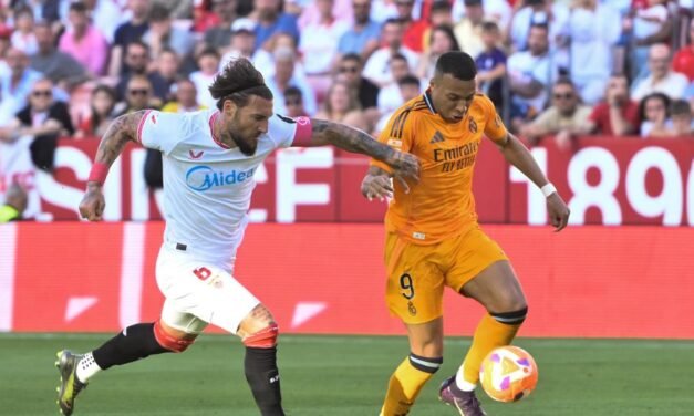 El Real Madrid derriba la resistencia de un Sevilla con nueve