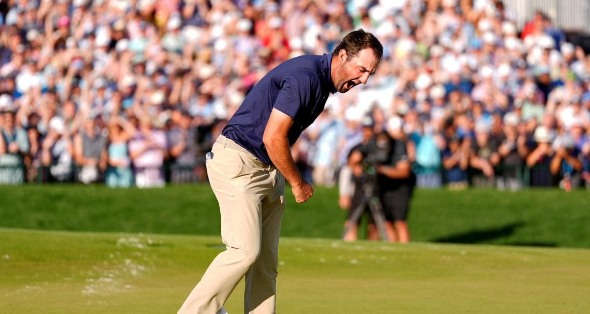 Scheffler conquista el Campeonato de la PGA y deja a Rahm sin premio