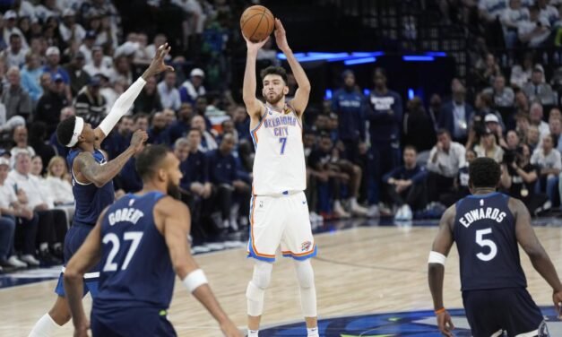 Los Thunder se acercan a la final de la NBA tras derrotar a los Wolves (126-128)