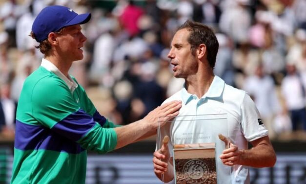 Sinner retira a Gasquet y Badosa supera un calvario en Roland Garros