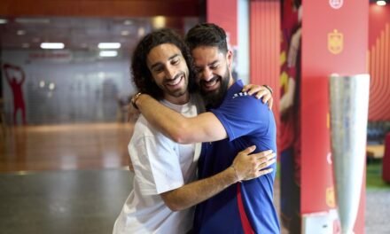 Isco y Cucurella se reencuentran en Las Rozas
