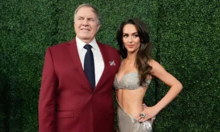 Bill Belichick y Jordon Hudson: el gruñón y la ‘cheerleader’