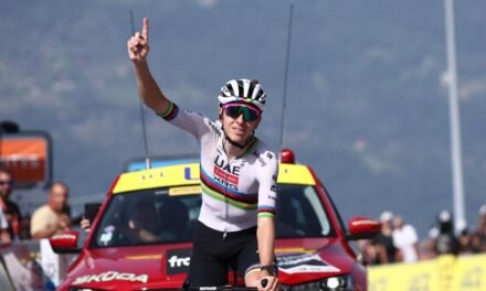 Pogacar abrasa como el sol en el primer final en alto