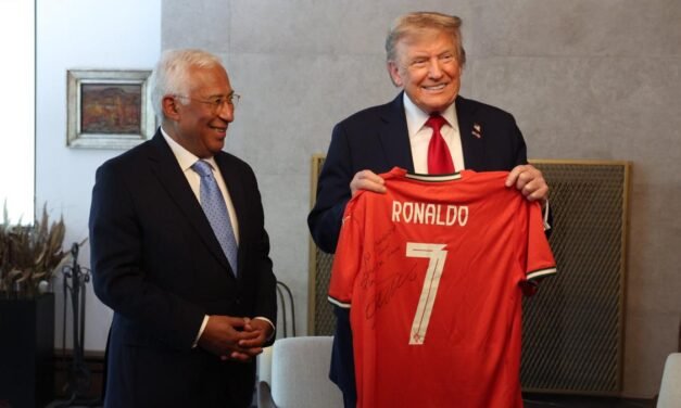Cristiano Ronaldo a Trump en la cumbre del G-7: “Para el presidente. Jugando por la paz”
