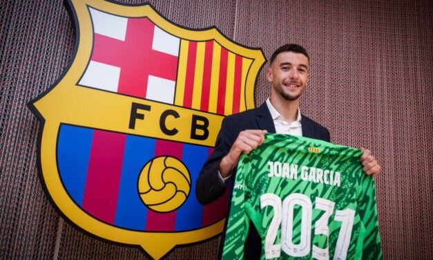 Joan García: “Vengo al Barça para conseguir cosas bonitas”