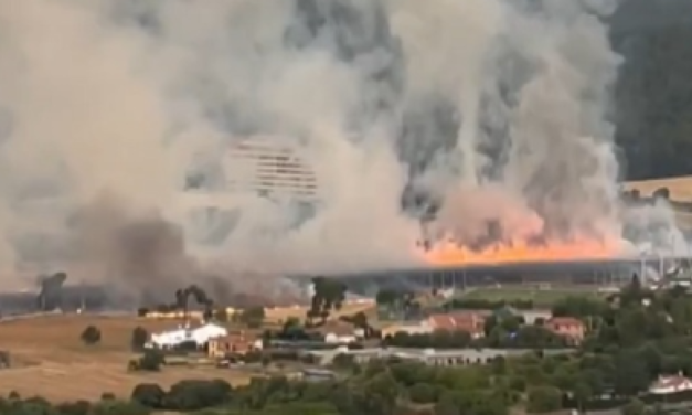 El alivio del Club Egara tras una tarde de pánico por el incendio de Terrassa: “Suerte de la lluvia”