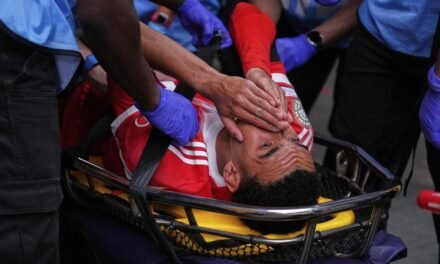 Jamal Musiala sufre una escalofriante lesión tras un choque con Donnarumma