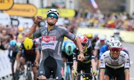 Van der Poel se viste de amarillo ante Pogacar en otra jornada diabólica