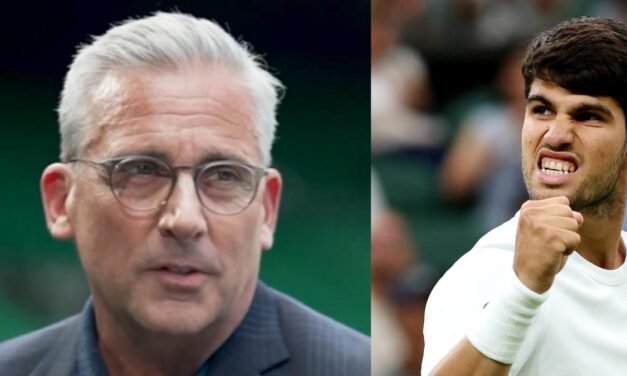 Steve Carell, alto y claro sobre Carlos Alcaraz: “Es como un niño, parece que esté disfrutando incluso cuando pierde un punto espectacular”