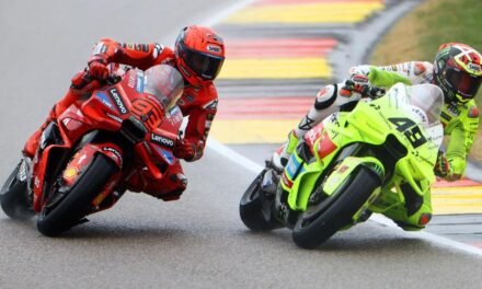 Marc Márquez no da tregua en la Sprint de Sachsenring sobre mojado
