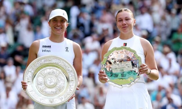 Un ciclón atormenta a una tenista en reconstrucción: Swiatek, campeona en Wimbledon