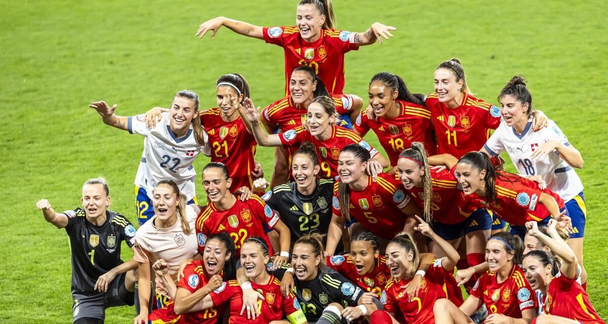 La fiesta con la que España celebró el pase a semifinales