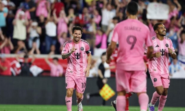 Nueva exhibición de Messi en la goleada del Inter Miami en Nueva York
