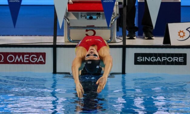La natación española pierde la magia en Singapur