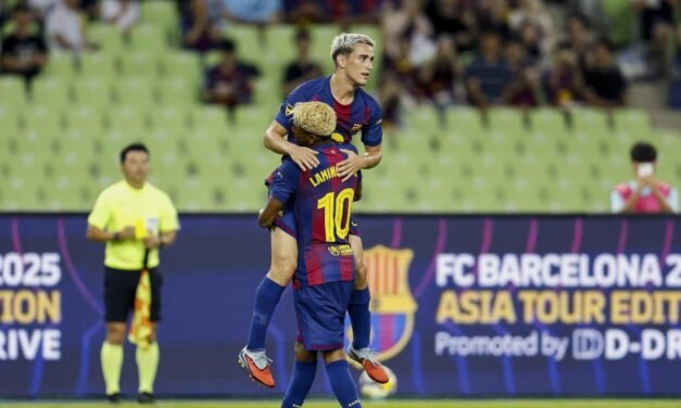 Lamine Yamal y Gavi guían al Barça en su última goleada asiática