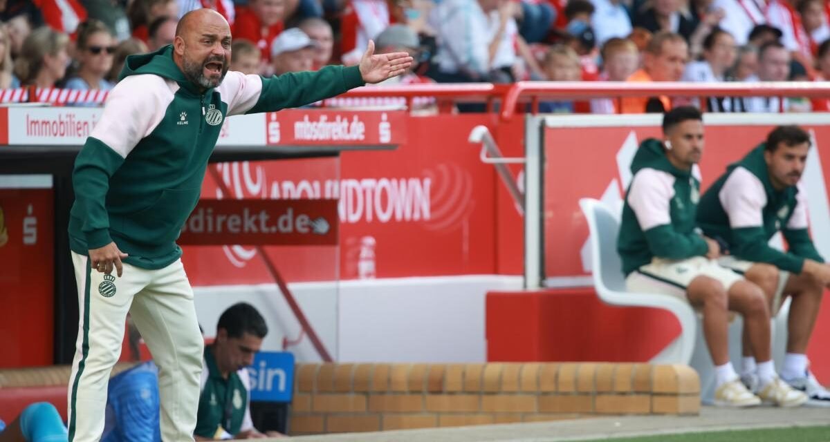 Manolo González construye un muro