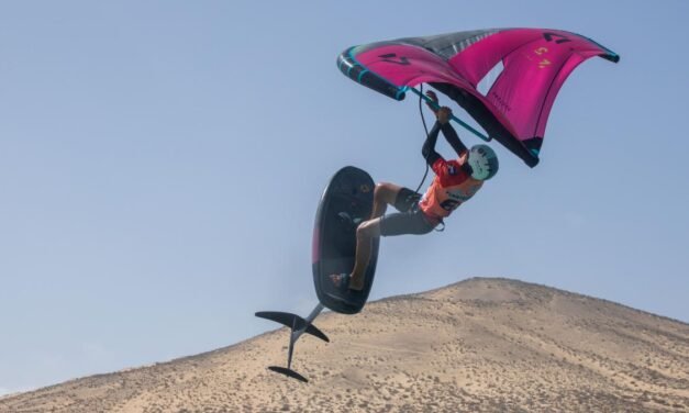 Así es el Wing Foil, el surf con alas que se posiciona para los Juegos de Brisbane 2032