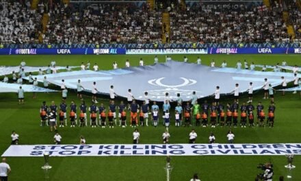 “Dejad de matar niños”: el mensaje de la UEFA a Israel en la final de la Supercopa