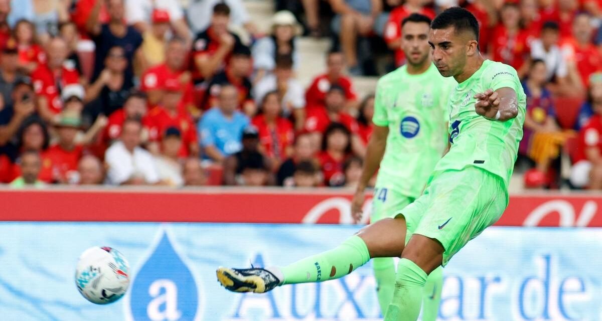 El Barça gana en Mallorca con tres goles y mucha polémica