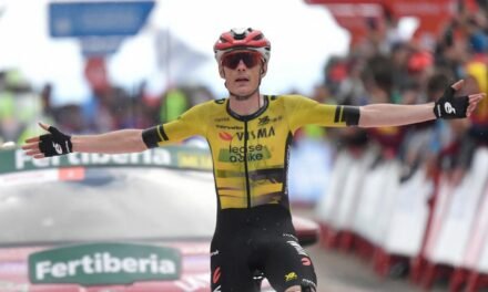 Y al noveno día, Vingegaard se exhibe en la Vuelta