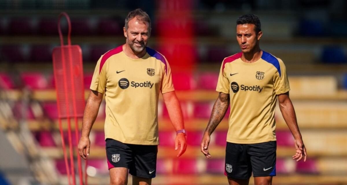 Thiago se incorpora al Barça como asistente de Hansi Flick