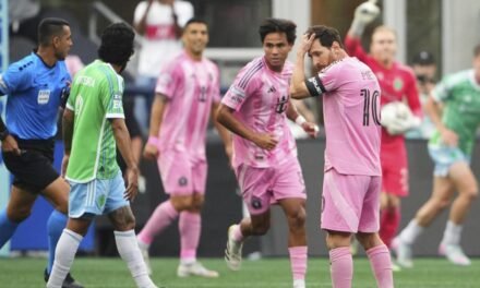 Messi falla un penalti a lo ‘Panenka’ y su equipo acaba goleado en Charlotte